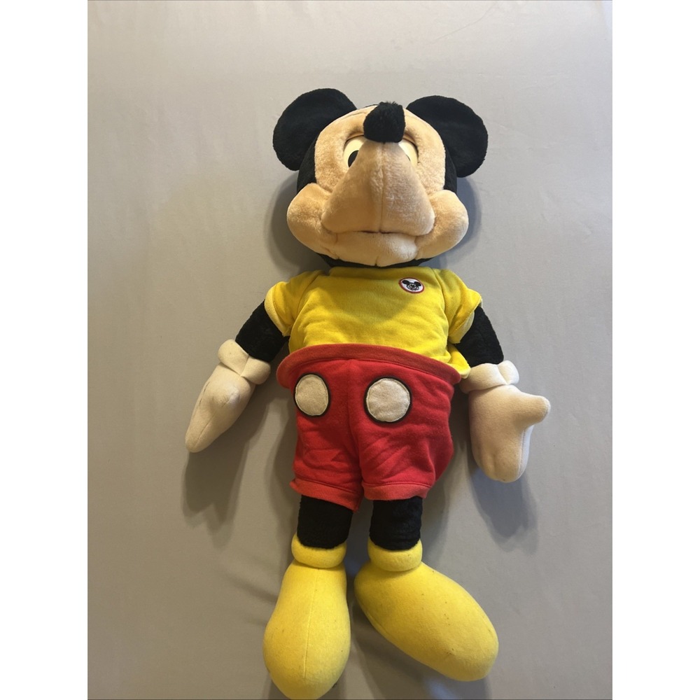 Worlds of Wonder THE TALKING MICKEY MOUSE Show Plush Doll Toy Vintage UNTESTED